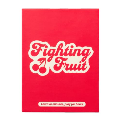 Fighting Fruit Family Card Game for Kids and Adults, Fast Funny Party Card Games for Family Game Night, Learn in 2 Minutes, 2 to 10 Players, Ages 6 and Up, Travel Size Gift for Boys and Girls
