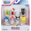 Fijables Hello Kitty® and Friends Fidget 1.5" Collectibles (Series 1) – 8-Pack Toys for Kids, First Edition Official Sanrio® Merchandise - 5+