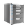 File Storage Cabinet Office Desktop Organizer Document Storage Box,5-Drawer
