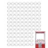 Fillable Prize Eggs - 100 Piece Reusable Balls, Secure Closure, Party Decor