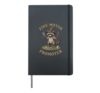 Fine Motor Promoter Occupational Therapy Raccoon Humor Hardcover Journal, Black