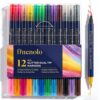 finenolo 24 Colors Dual Tip Glitter Markers, shimmer paint pens