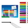 Fine Tip Markers in Assorted Colors with Yellow,