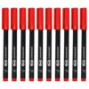 Fine Tip Permanent Markers 1.0 Mm, 10 Count Set for Notes, Labels, Organization, School Writing, Home Use Fine Tip Permanent Markers Labeling Note Writing Desk Organization Home Labeling Pens
