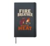 Fire Breather Dragon Energy Fire Dragon Gift Hardcover Journal, Black