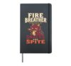 Fire Breather Dragon Energy Fire Dragon Gift Hardcover Journal, Black