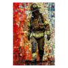 Firefighter Pattern Wooden Jigsaw Puzzle with Storage Box, Adult Puzzle Home Decor Gift 1000 PCS