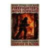 Firefighters Move Forward Courage Wooden Jigsaw Puzzle 500 Pieces Gift