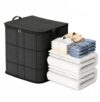 Firmly Health Peachloft Storage Bins, Storage Bins with Lids, Zippered Bags for Clothes, Blankets and Bedding，M