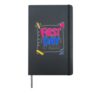 First Day of School Happy Back to School Funny Teacher Kids Hardcover Journal, Black