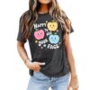 First Day of School Shirt Women Happy to See Your Face T-Shirt Back to School Clothes Teacher Appreciation Tee Tops