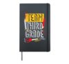 First Day Of School Team Third Grade Teacher Hardcover Journal, Black