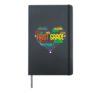 First Grade Teacher Word Cloud Heart Hardcover Journal, Black