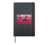 Fishing Girl Mom Mother Retro Vintage Real Girls Go Fishing Hardcover Journal, Black