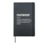 FISHTROVERT Bass fishing boating Definition Dictionary Hardcover Journal, Black
