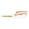 Fiskars Easy Action 8" Titanium Scissors - Stainless Steel Fabric and Mixed Media Scissors - Arts and Crafts - Orange/White