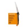 Fiskars Hand Saw, Folding Saw with Dual Position Locking Saw Blade for Overhand Cuts and Under Cuts and Power Tooth Blade with Triple Ground Teeth, Soft Grip 10-Inch Pruning Saw (Pack of 12)