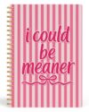 FISWAFY Coquette Pink Funny Sarcastic Spiral Notebook Journal 5.5x8.3in