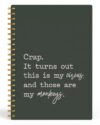 FISWAFY Green Funny Sarcastic Office Spiral Notebook Journal 5.5x8.3in