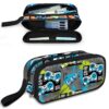 Fitvc Large Pencil Case for Boys,Gamer Boys Pencil Pouch for Kids Teens School,Large Capacity Pen Box Marker Organizer for School