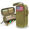 Fitvc Tactica Pencil Case for Boys,Large Boys Pencil Pouch with Zipper Compartments, Big Capacity Pen Box Pen Bag Organizer for School College Office Kids Teen Boy Men Adult