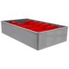 Five Compartment Cash Register Tray Plastic Divided Storage Drawer