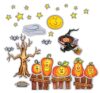 Five Little Pumpkins 28 PC Large Felt Flannel Board Set Halloween