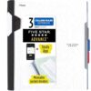Five Star Advance Spiral Notebook + Study App, 3 Subject, College Ruled Paper, 8-1/2" x 11", 150 Sheets, Spiral Guard, Movable Tabbed Dividers, White (73142) (Pack of 6)