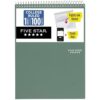 Five Star Top Spiral Notebook + Study App, 1 Subject, College Ruled Notepad, 8-1/2" x 11", 100 Sheets, Fights Ink Bleed, Water Resistant Cover, Seaglass Green (820058C-ECM)