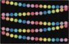 Flagship Carpets Rainbow Poms Classroom Area Rug for Indoor Classroom Learning or Kid Bedroom Educational Play Mat, 5'x7'6", Black