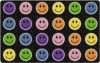 Flagship Carpets Smiley Seating (Seats 24) Classroom Area Rug or Educational Learning Mat, Carpet for Kids Room, Seating Rug or Playroom Carpet, 7'6" x 12', Black