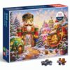 Flalivi Nutcracker Christmas Village 500 Piece Puzzle for Adults