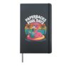 Flamingo Pool Days Summer Reading Paperback Fun Hardcover Journal, Black