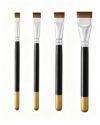 Flat Paint Brush Set, Wood Handle Paint Brushes for Acrylic, Watercolor