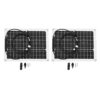 Flexible Solar Panel Kit Monocrystalline Silicon Flexible Anti Backflow Solar Charging Panel 2x15W