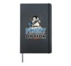Flight Was Never an Option Funny Penguin Archer Hardcover Journal, Black