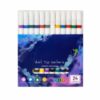FLINZHGQI Dual‑Tip Acrylic Paint Markers, Water‑Based Paint Marker Pens for Rock Painting, Canvas, Wood, Ceramic, DIY Art Craft Drawing Supplies for Teen Hobby Artists
