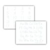 Flipside Products 9" x 12" Two-Sided Letters and Numbers Dry Erase Learning Mat, Flexible, Education Learning, Tracing, Economical, 24 Pack