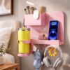 Floating Shelves for Bedside Shelf, Stick On Bedside Wall Shelf for Bedroom