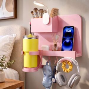 Floating Shelves for Bedside Shelf, Stick On Bedside Wall Shelf for Bedroom