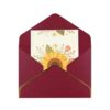 Floral Glow Print Grandparents Day Folded Card With Envelope