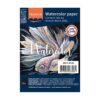 Florence Watercolour Paper Smooth - Aquarelle Paper for Water Paint A6 - Black - Drawing Pad and Art Book for Drawing, Art Paper and Watercolour - 300 GSM