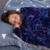 Florensi Weighted Blanket 7 lb Bamboo & Minky Throw with Cover 41 x 60