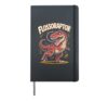 Flossoraptor Dinosaur Dental Humor Hardcover Journal, Black