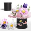 Flower Bouquet Building Kit, STEM Building Projects Toys for Boys Girls Ages 8-12, 227 Pcs DIY STEM Metal Model Assembly Flower Building Set Birthday Toys for Kids Adults 6 7 8 9 10 11 12 Years Old