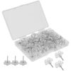 Flower Decorative Pins Push Tacks Thumb 100pcs for Cork Board Office