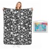 Flowers Color Blanket with Acrylic Marker for Women Men Gift for Holiaday
