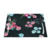 Flowery in Small Scale Wild Candy Flowers Liberty Millefleurs Floral and Decoupage PVC Polyester Woven Placemat, Heat Resistant Table Decor Mat 1