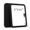 Fluxynara 11'' x 8.6'' Portable Dry Erase Board, Black