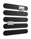Fluxynara 23" x 4" Felt Bulletin Board,Black